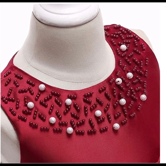 Sale🚨NWT Beautiful Burgundy Holiday Dress - Picture 4 of 8